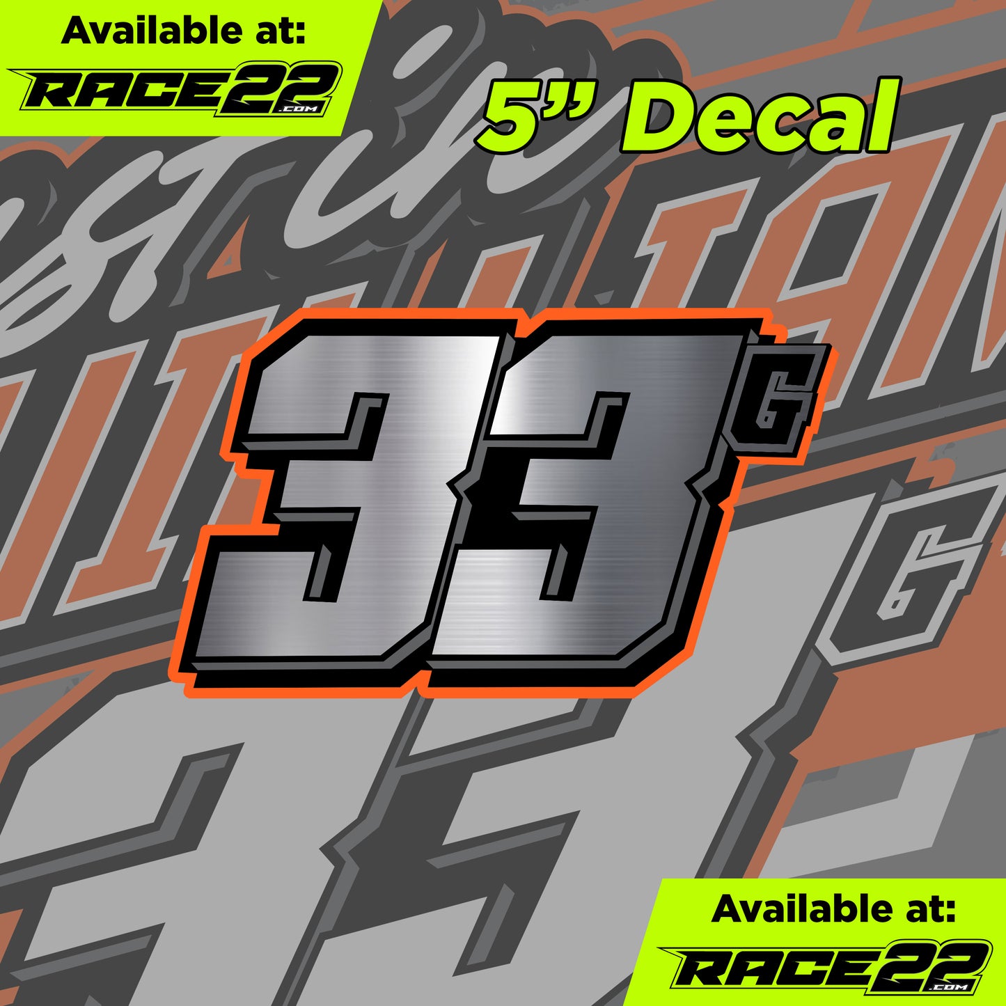 Austin Guilliams - 33G Metal Look Decal