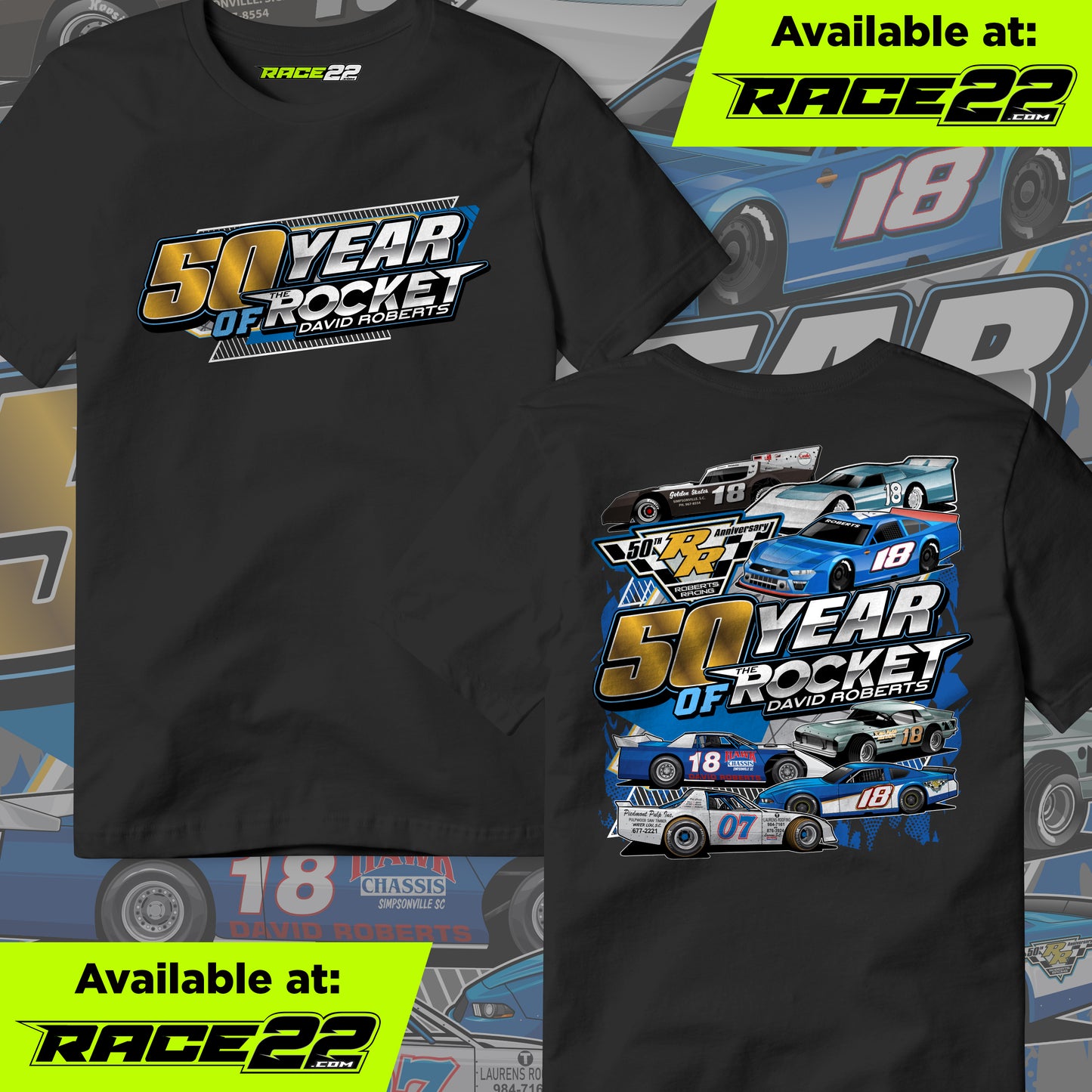 David Roberts - 50 Years of the Rocket T-Shirt