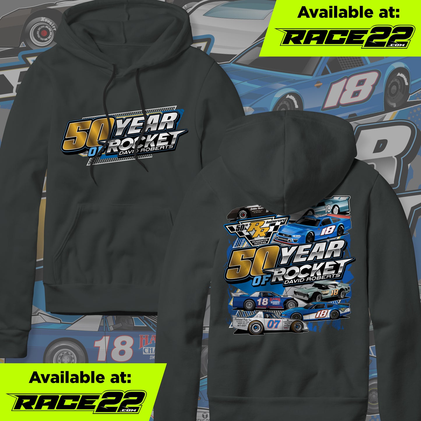 David Roberts - 50 Years of the Rocket Hoodie