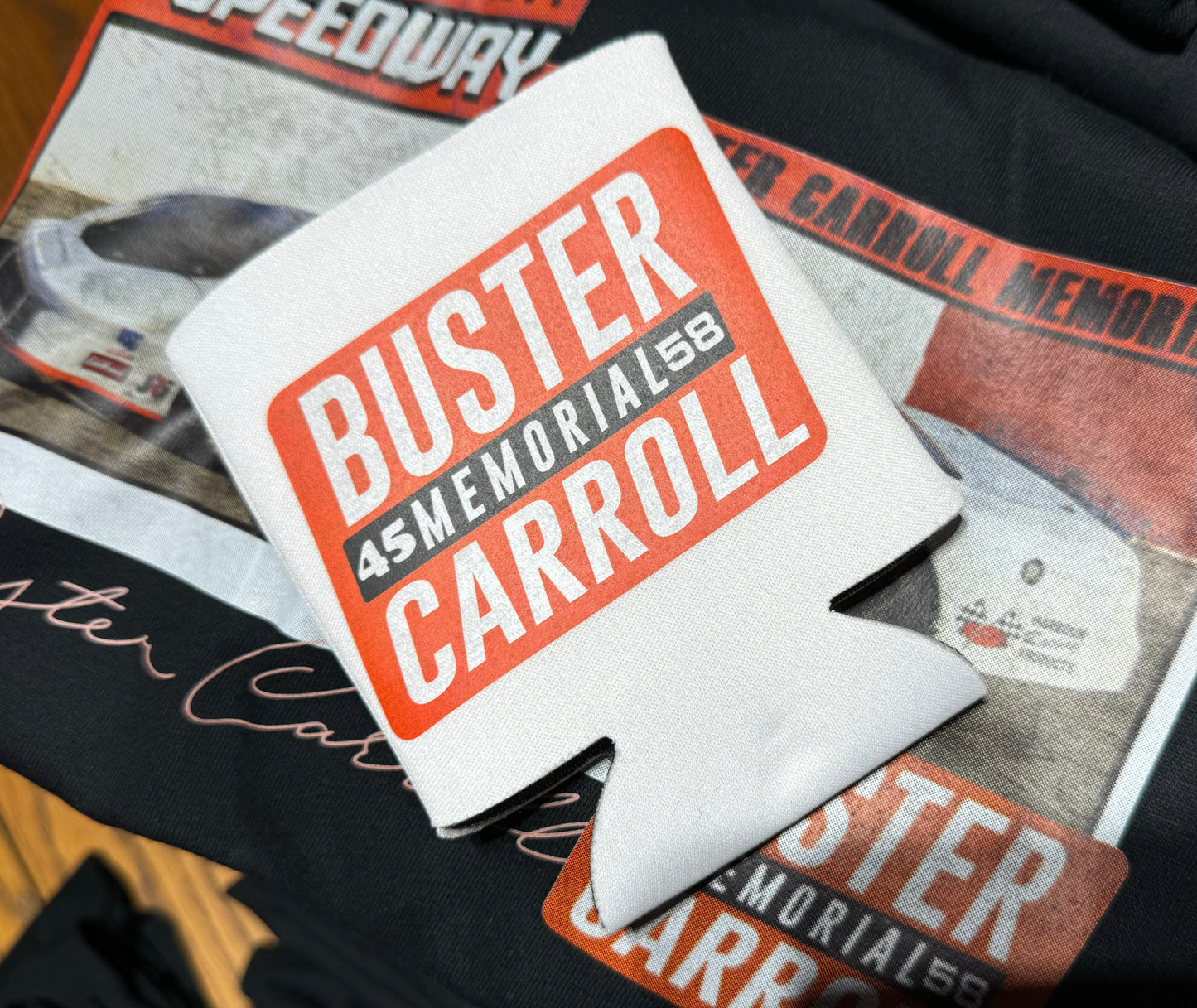 Buster Carroll Memorial Can Koozie