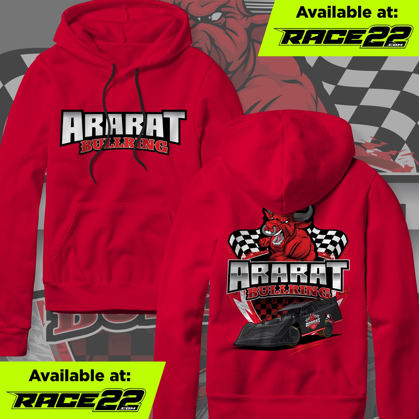 Ararat BullRing - Bull Logo Late Model Hoodie