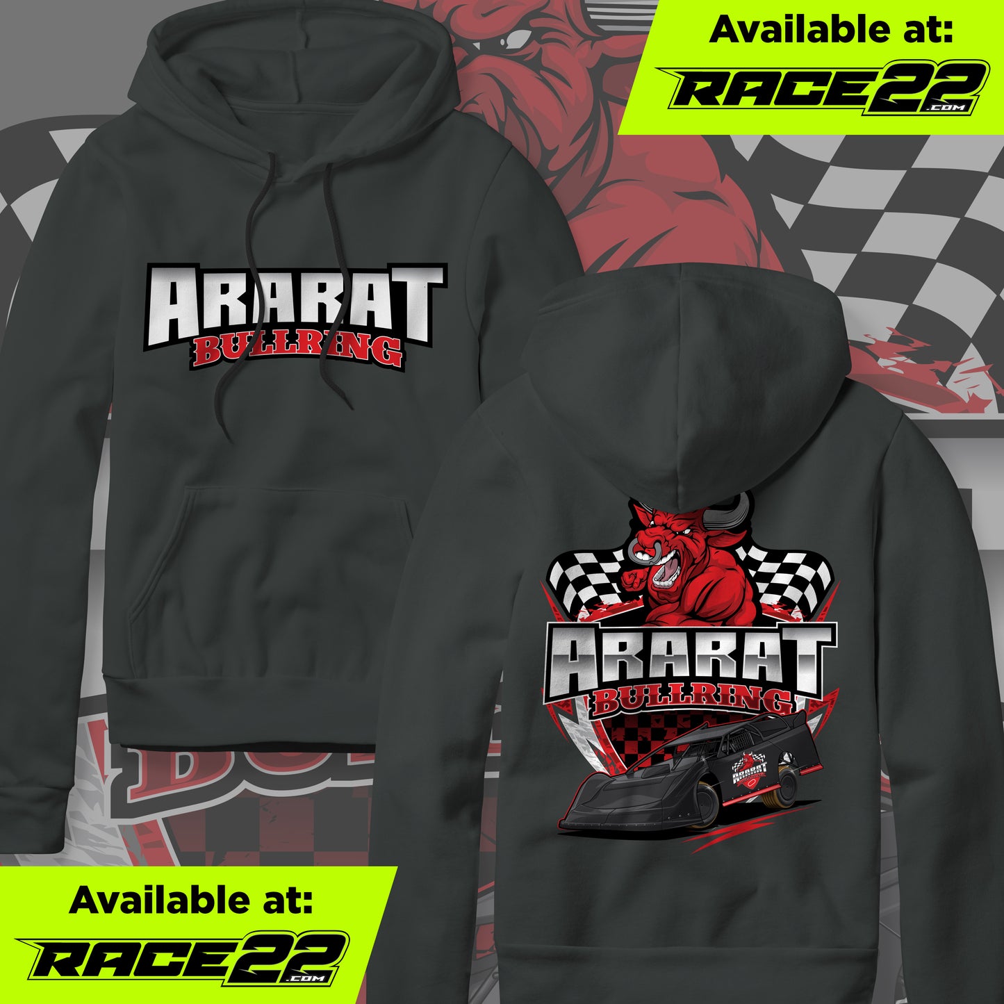 Ararat BullRing - Bull Logo Late Model Hoodie
