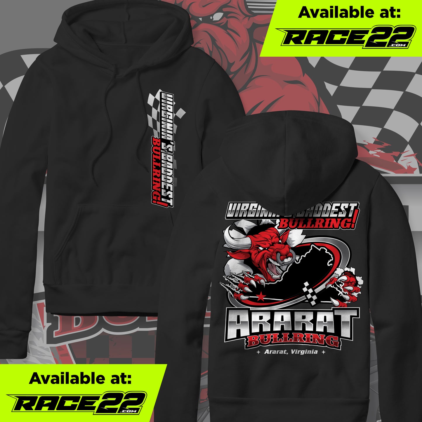 Ararat BullRing - Virginia's Baddest BullRing Hoodie