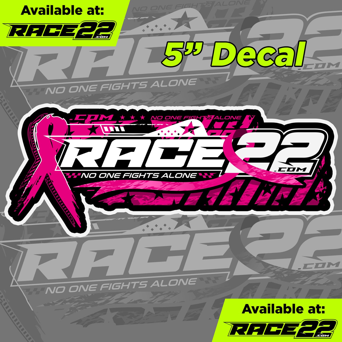 RACE22 - Breast Cancer Awareness Decal