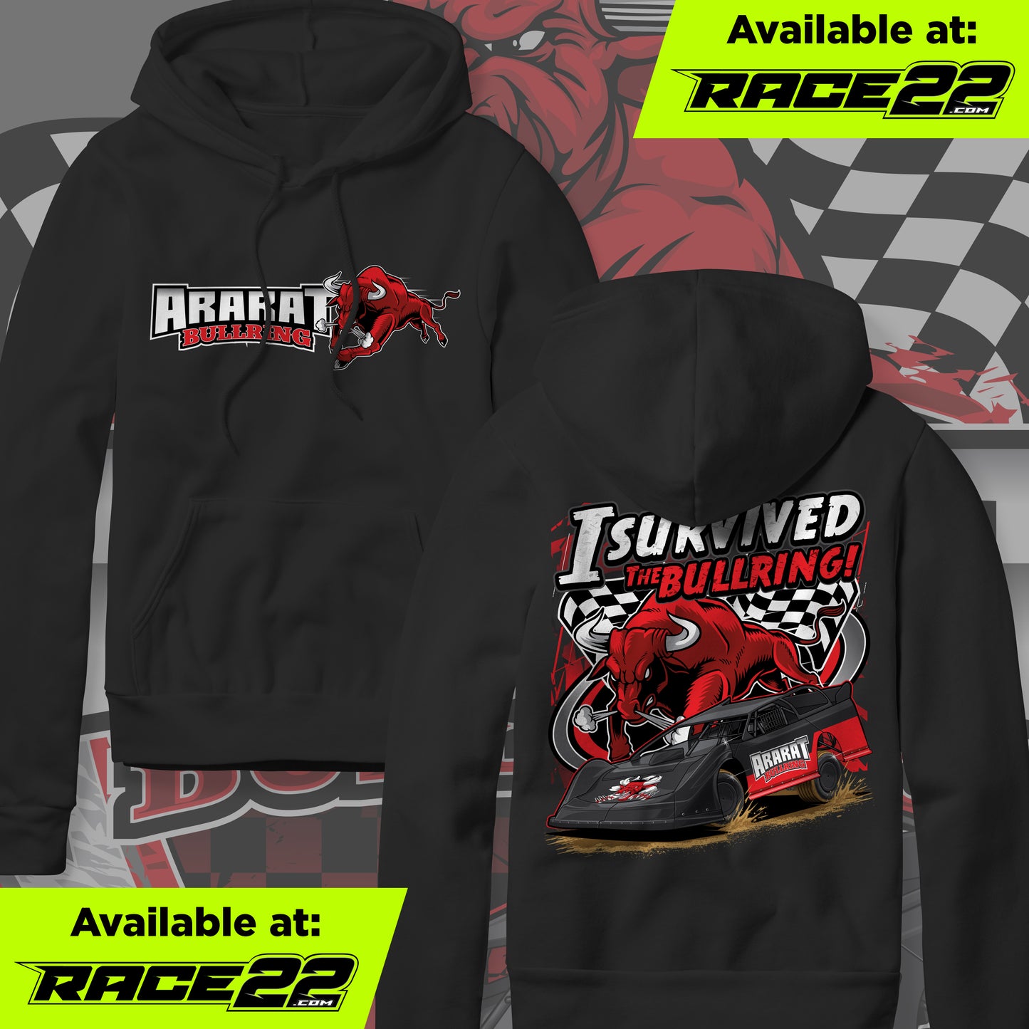 Ararat BullRing - I Survived the BullRing Late Model Hoodie