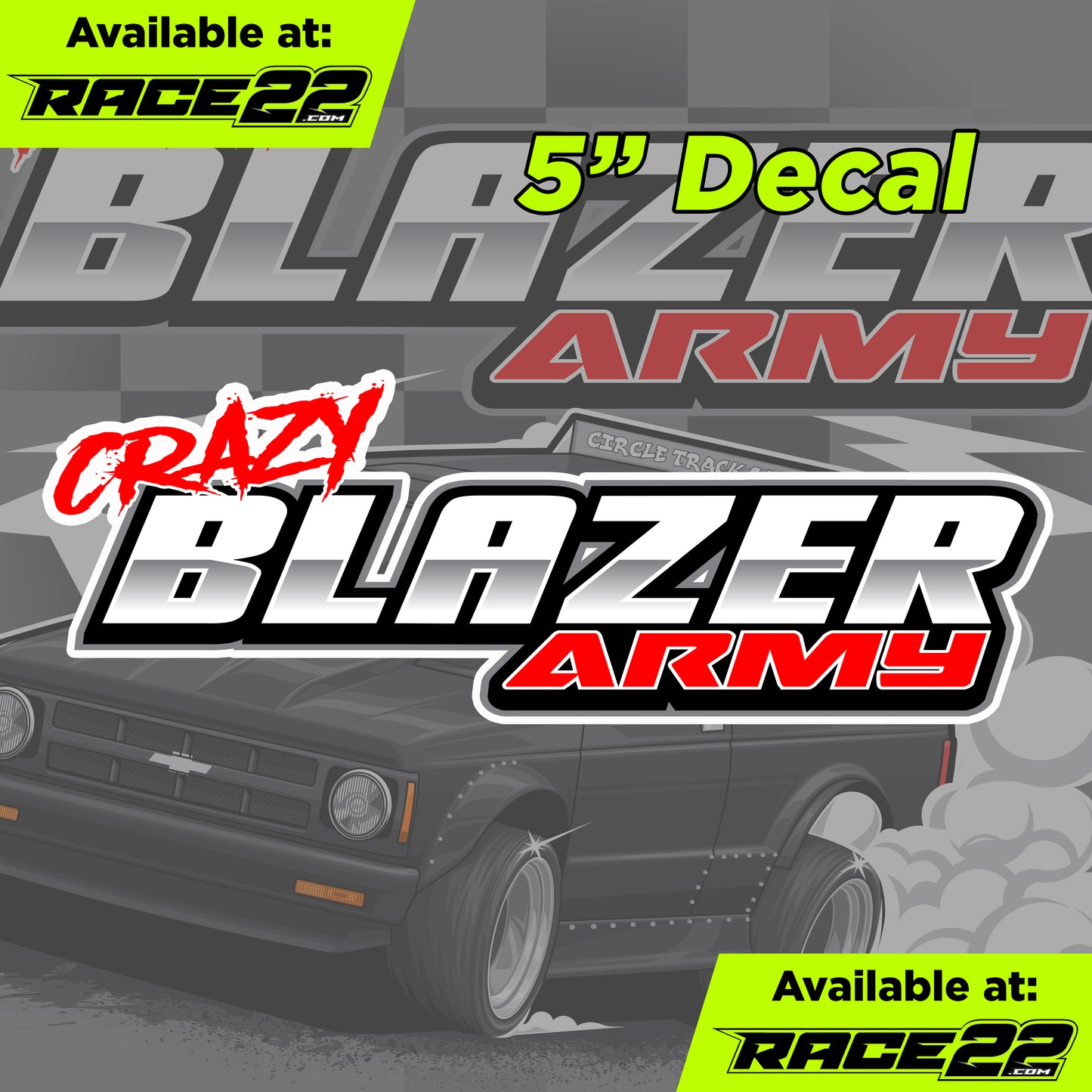 Crazy Blazer Army - Logo Decal