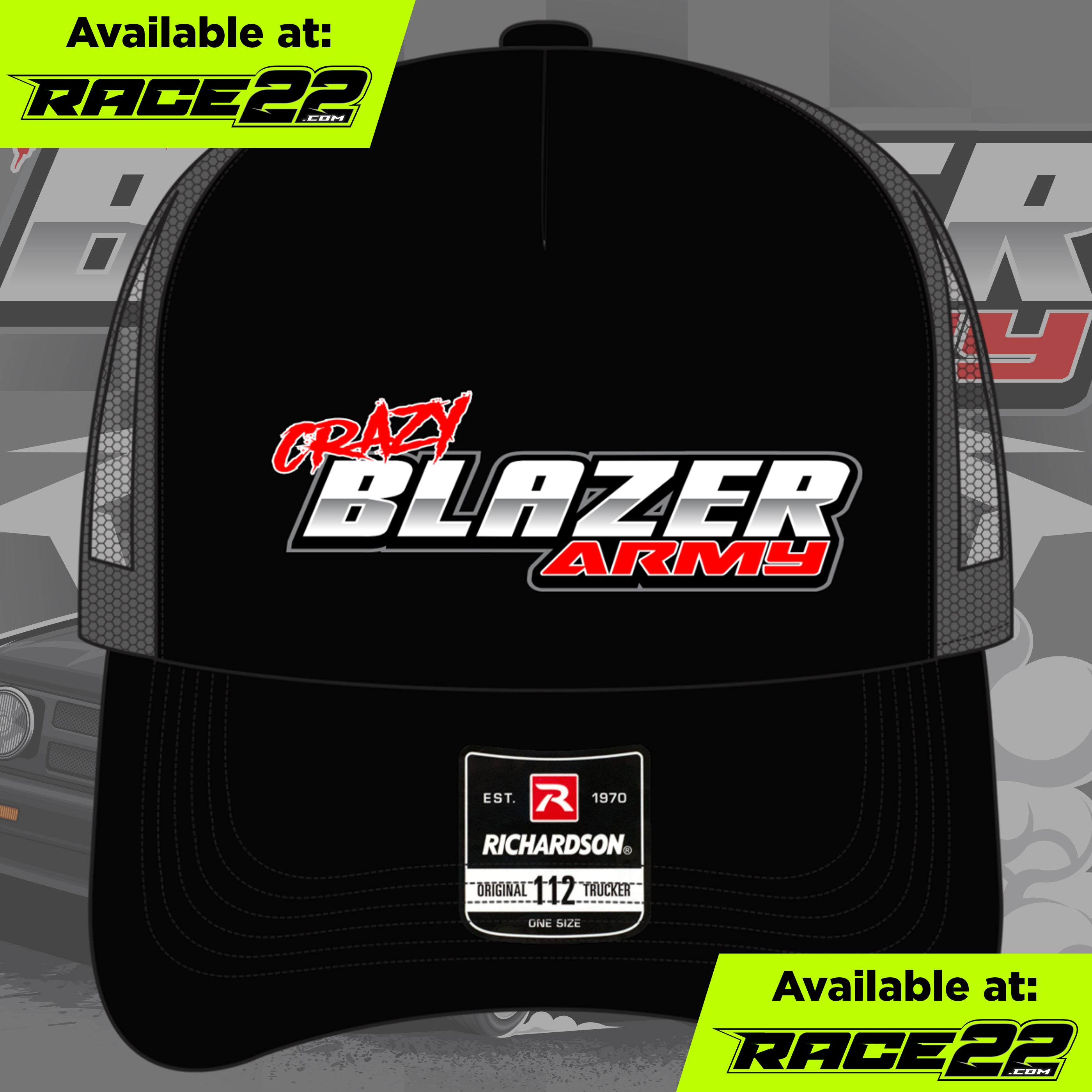 Crazy Blazer Army Logo Hat - Main Image