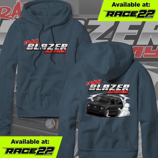 Crazy Blazer Army - Blazer Burnout Hoodie