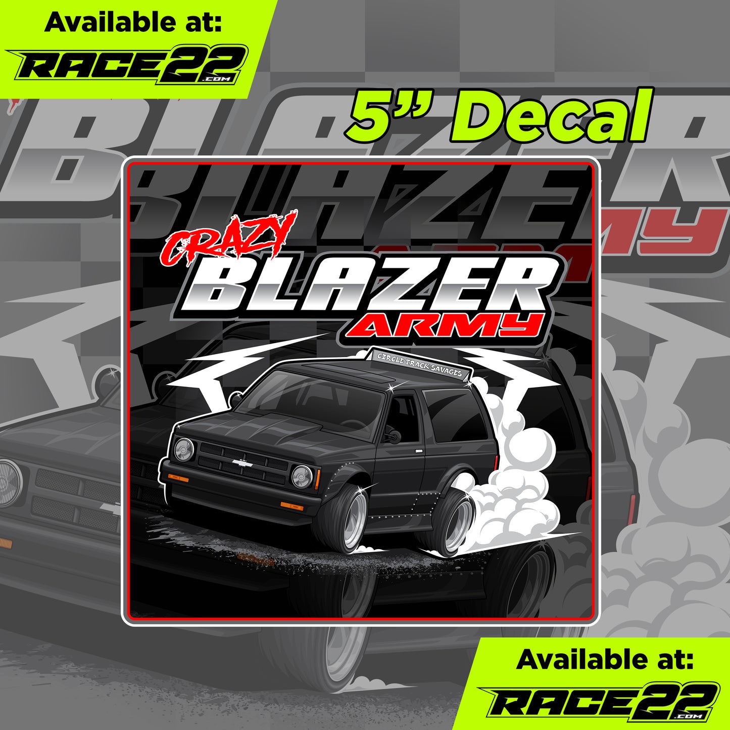 Crazy Blazer Army - Design Decal