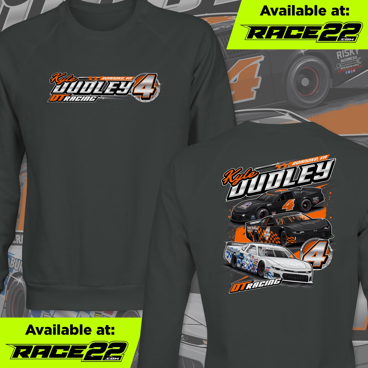 Kyle Dudley - 3-car Sweatshirt