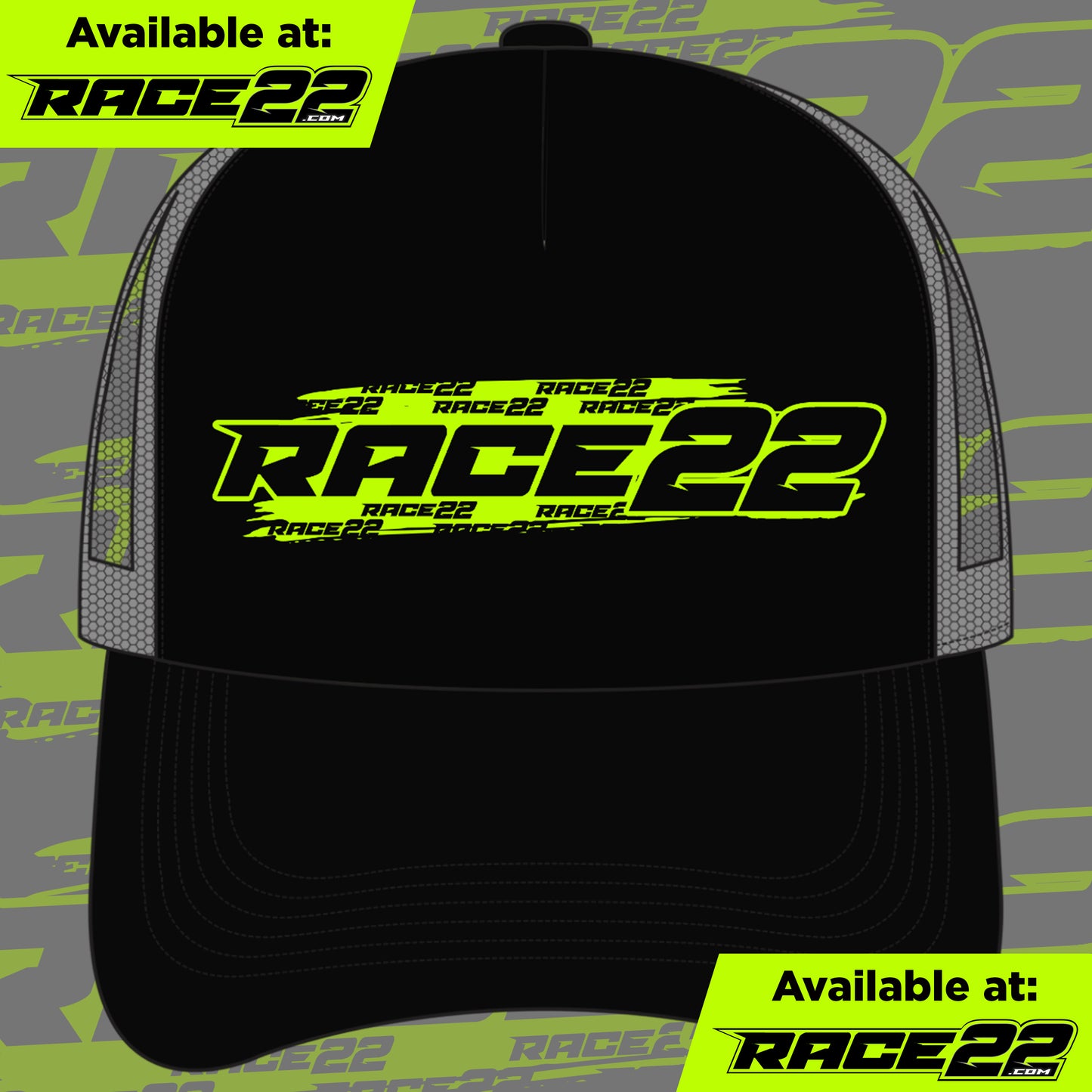 RACE22 - Grunge Logo Hat