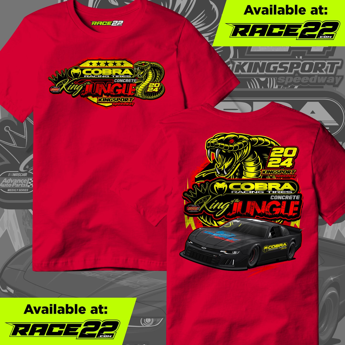 Kingsport Speedway - King of the Concrete Jungle Event Shirt