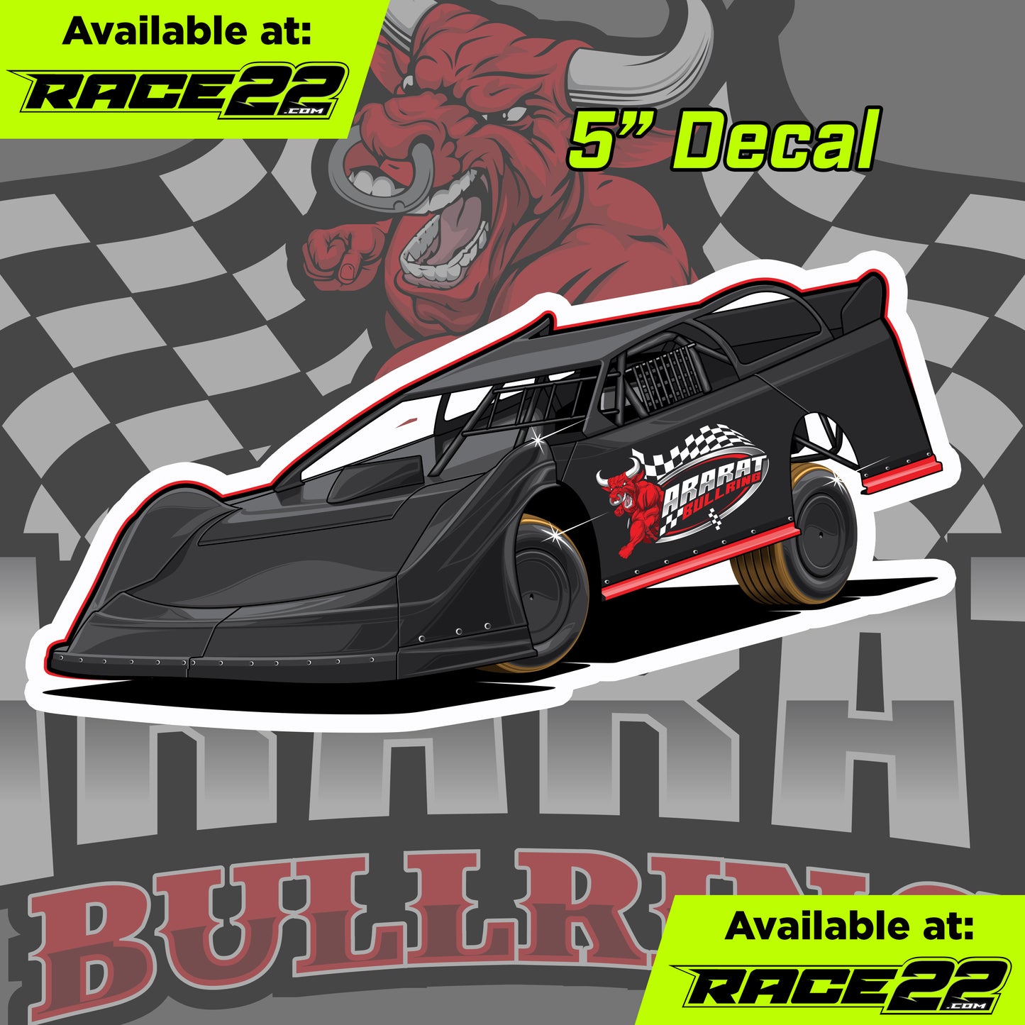 Ararat BullRing - Late Model Car Decal