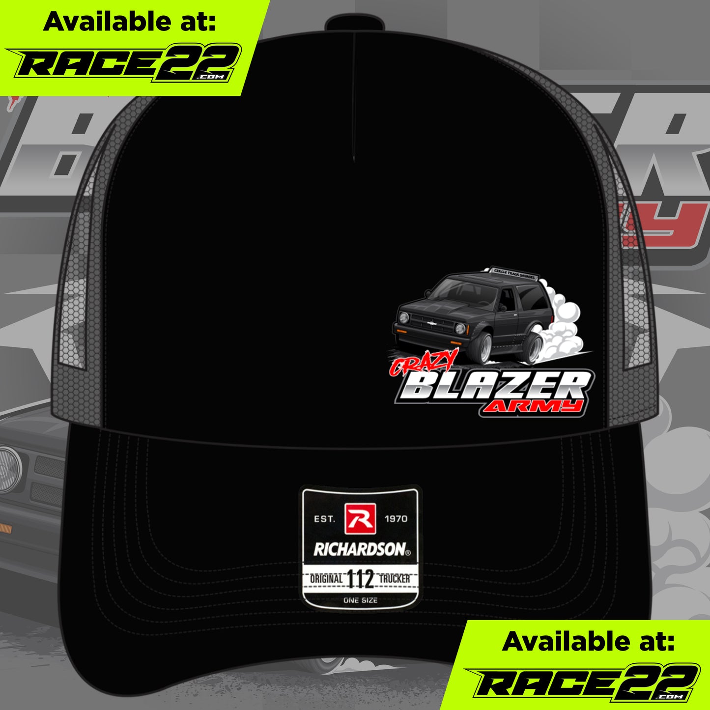 Crazy Blazer Army - Blazer Logo Burnout Hat
