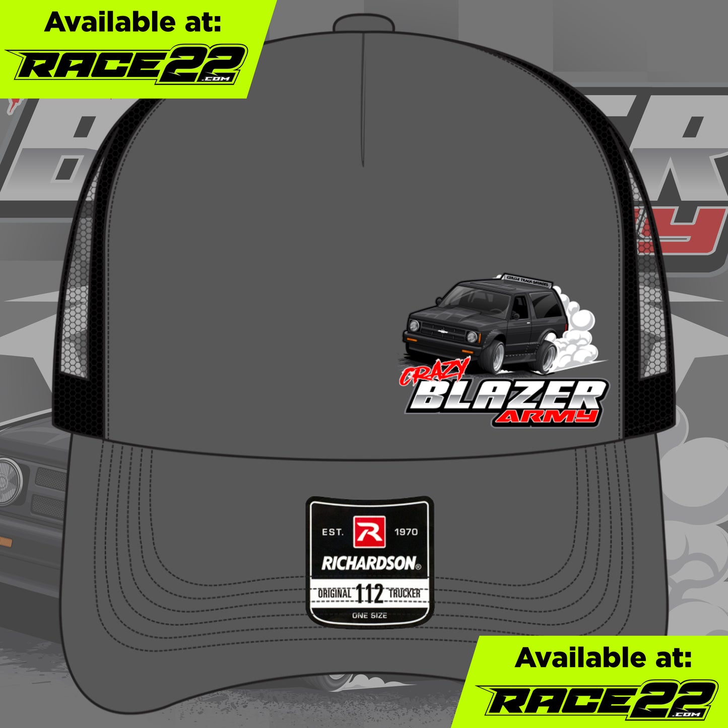 Crazy Blazer Army - Blazer Logo Burnout Hat