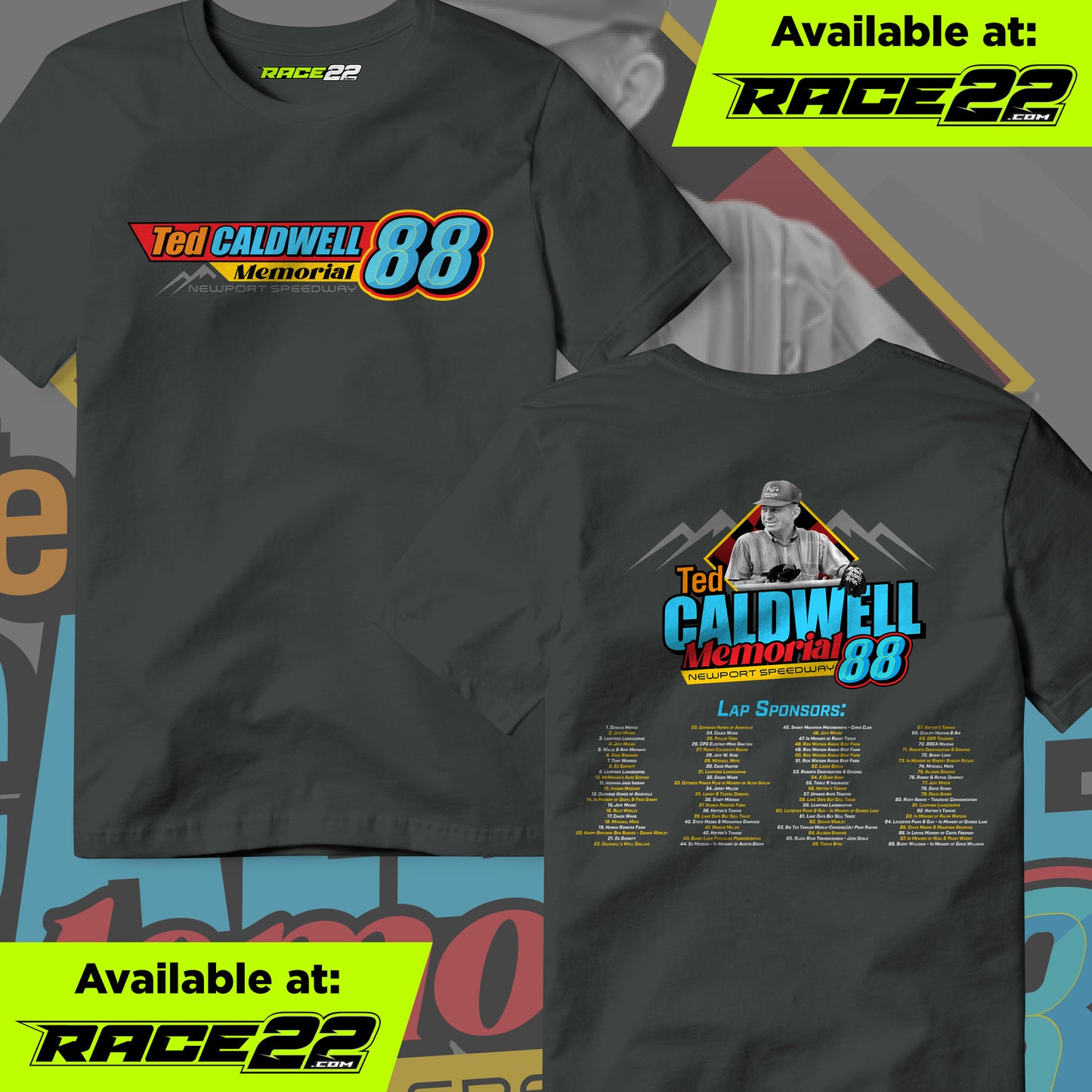 Ted Caldwell Memorial - Lap Sponsor T-Shirt