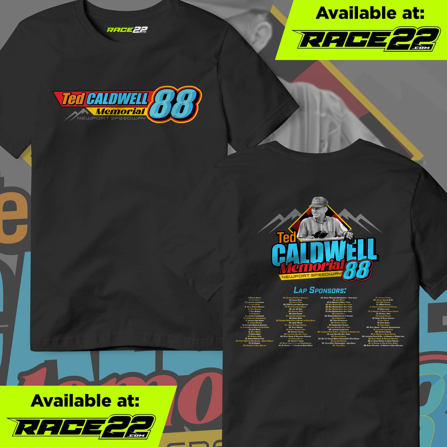 Ted Caldwell Memorial - Lap Sponsor T-Shirt