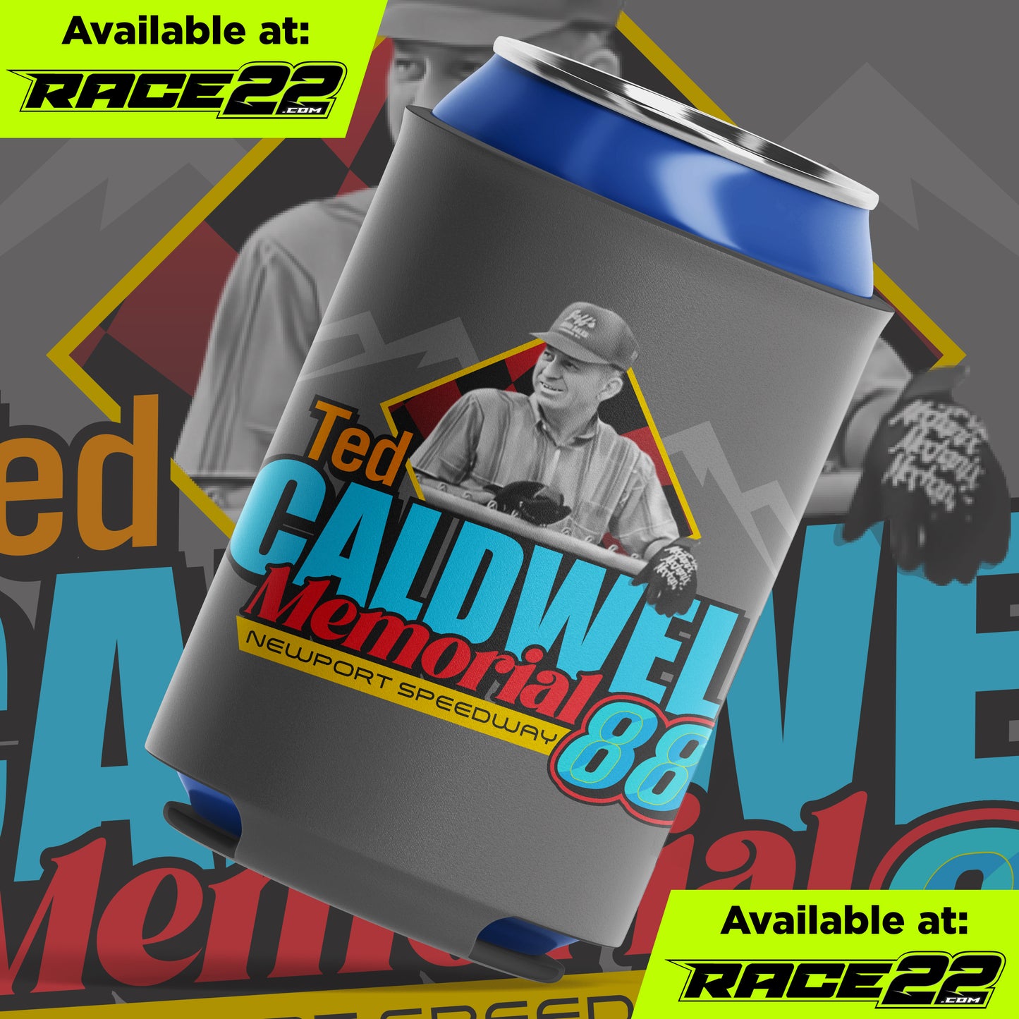 Ted Caldwell Memorial - Logo Can Koozie