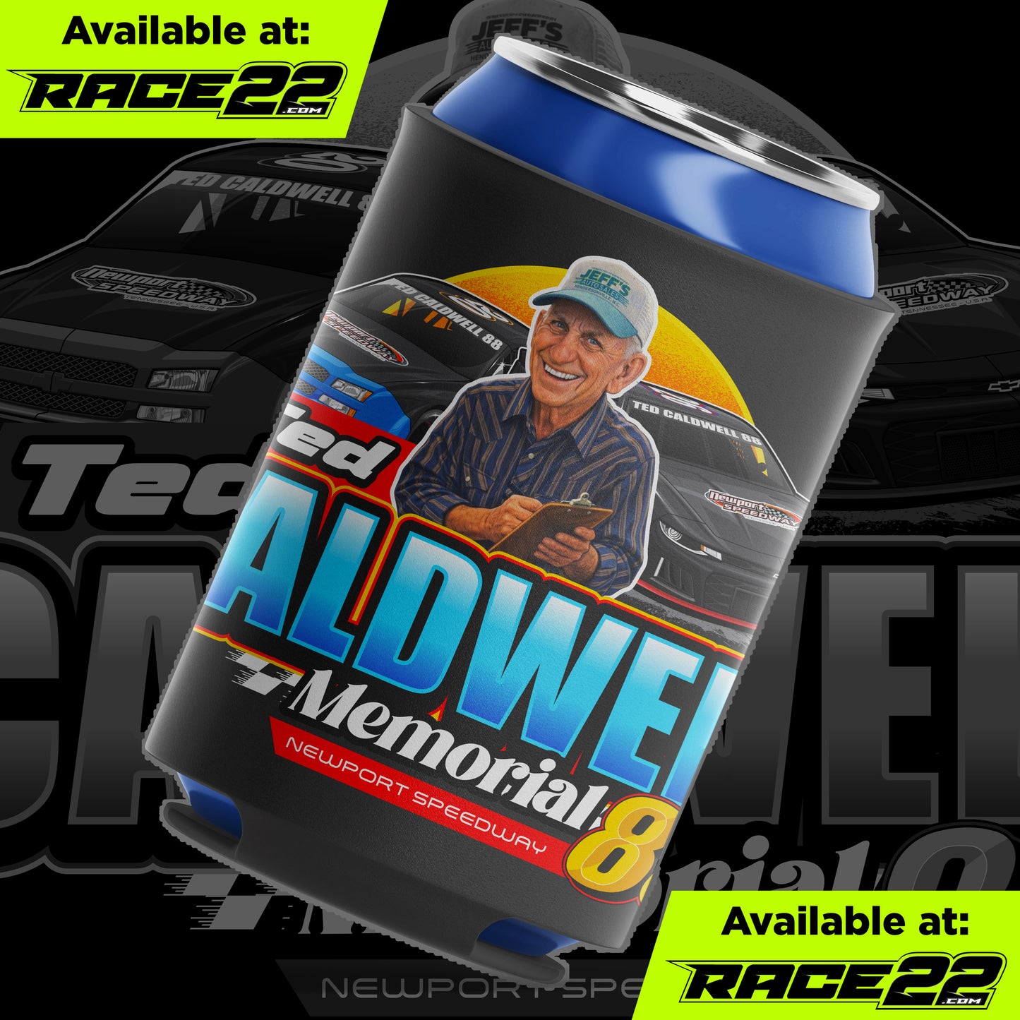 Ted Caldwell Memorial - 2026 Logo Can Koozie