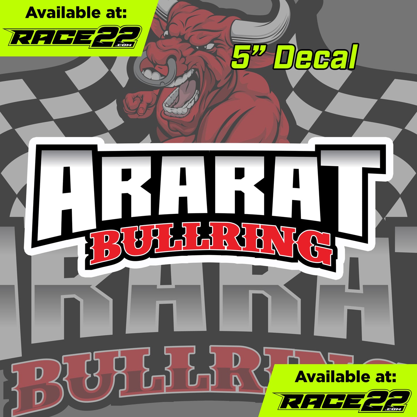 Ararat BullRing - Ararat Text Logo Decal