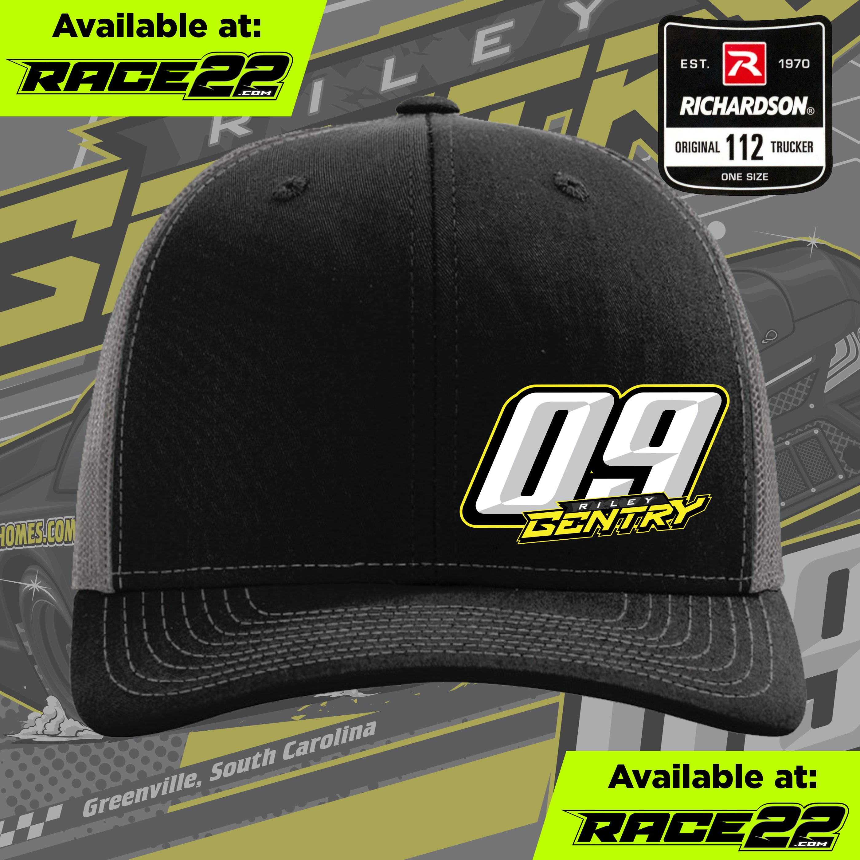 Riley Gentry Racing Riley Gentry - 09 Hat – RACE22.com