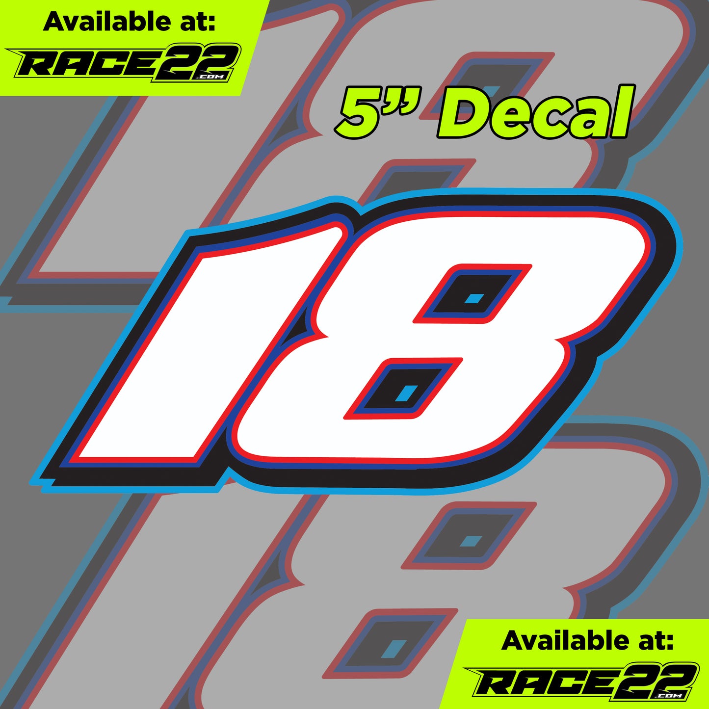 David Roberts - 18 Number Decal