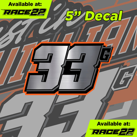 Austin Guilliams - 33G Metal Look Decal