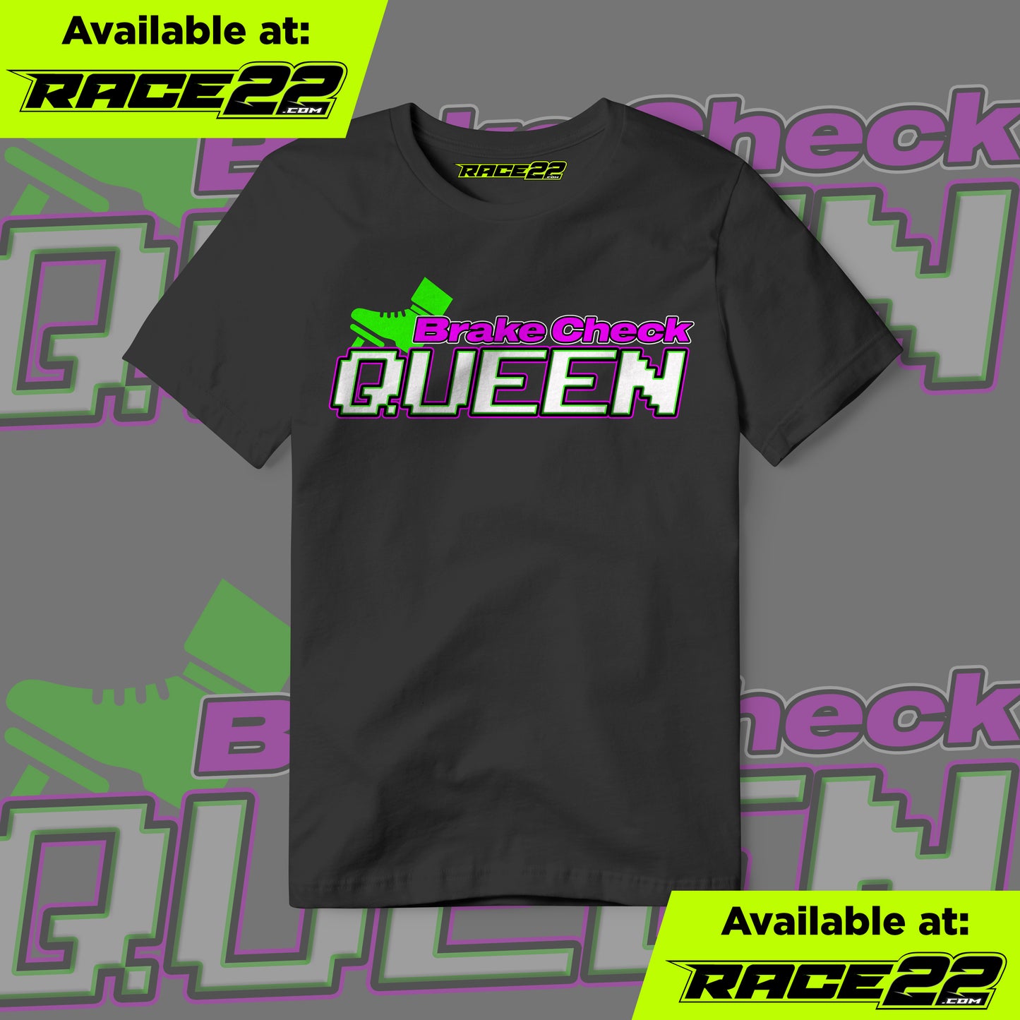 Brake Check Queen T-Shirt