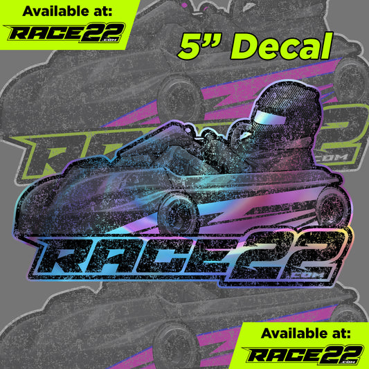 RACE22 - KartRACE22 Decal Holographic Colors