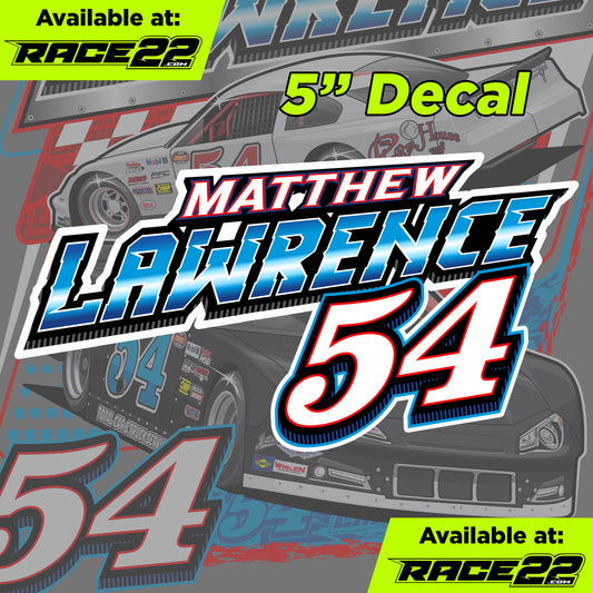 Matthew Lawrence - Name Number Decal