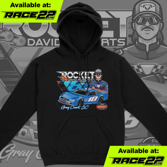 David Roberts - Rocket Logo Car Hoodie