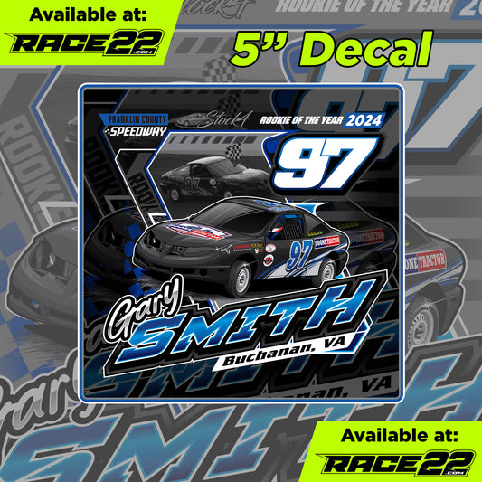 Gary Smith - 2024 Rookie of the Year Design Decal