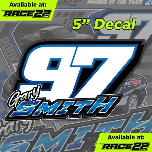 Gary Smith - 97 Number Decal