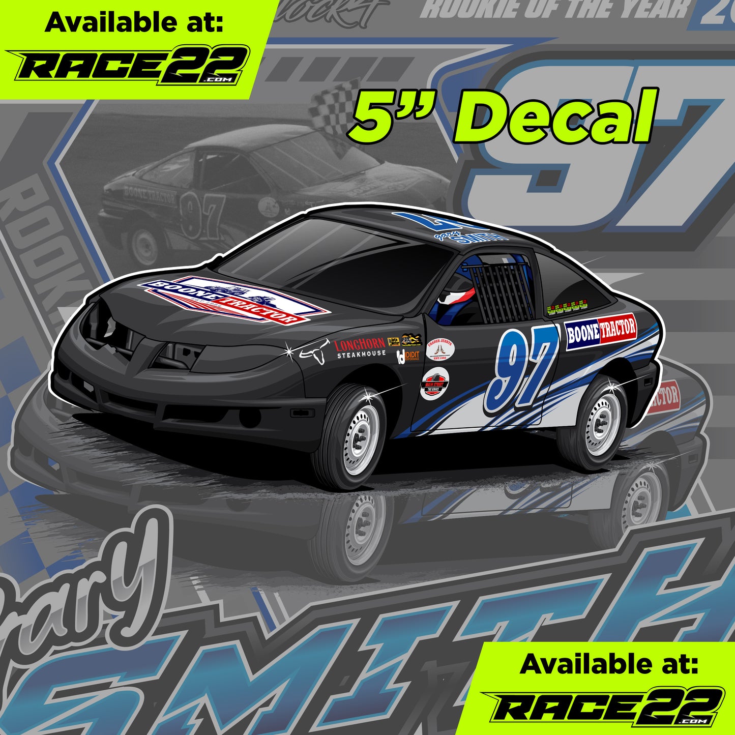 Gary Smith - Stock4 2024 Car Decal