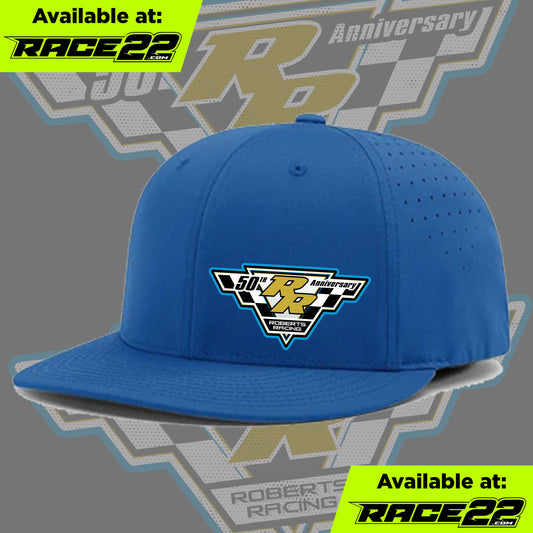 David Roberts - 50th Anniversary Hat Left Logo