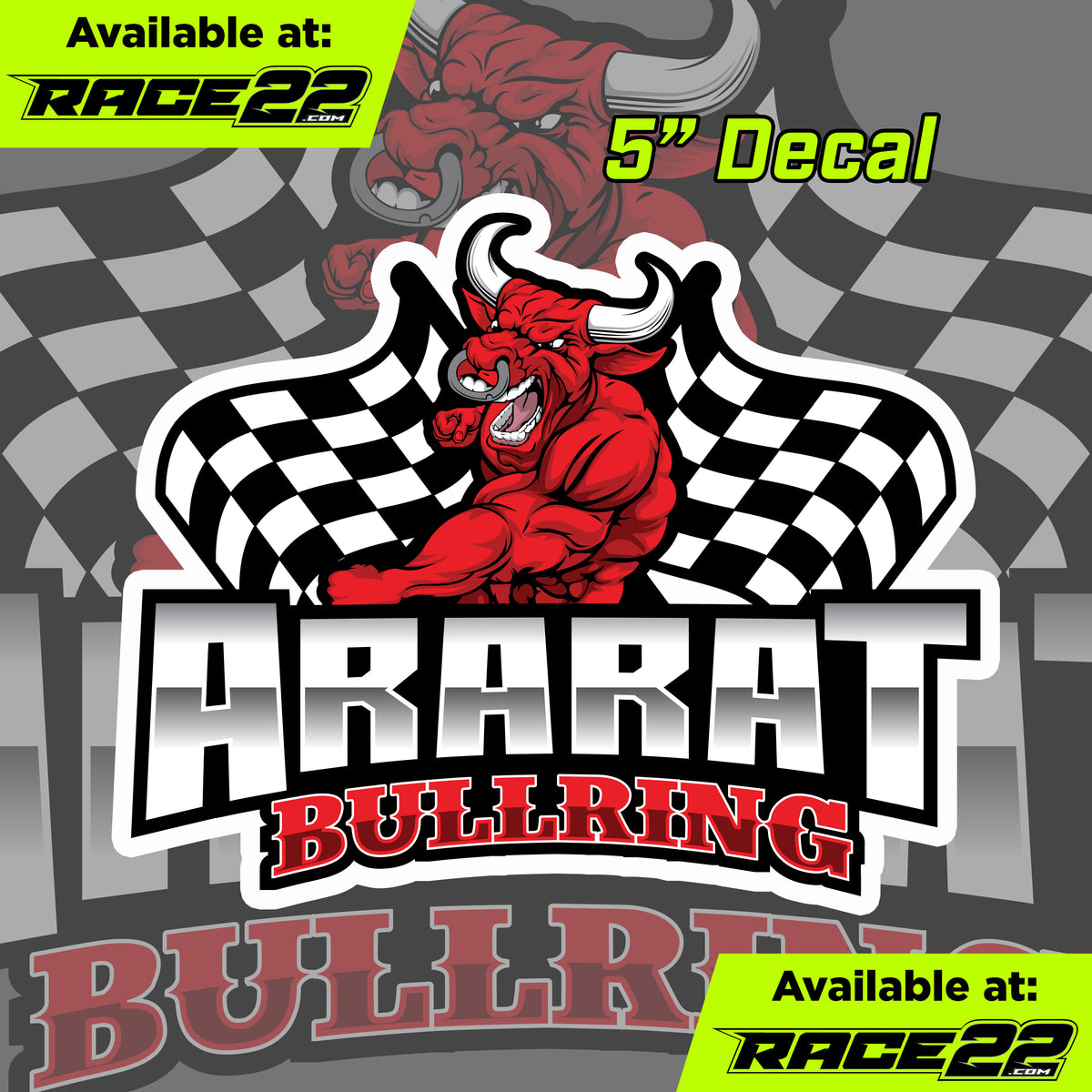 Bulllet Rally Logo Ararat BullRing - Bull Logo Decal – RACE22.com