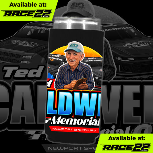 Ted Caldwell Memorial - 2026 Logo Slim Can Koozie